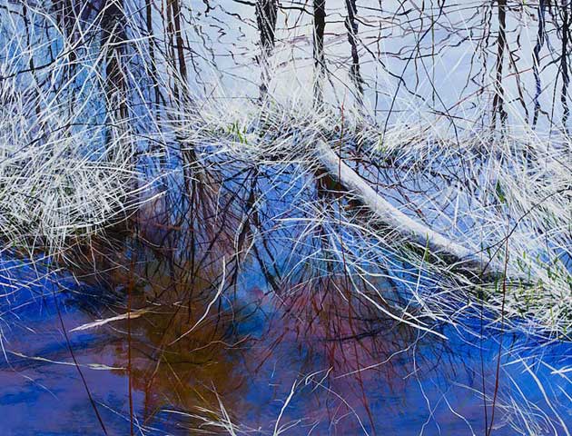 estuary painting by Angelita Surmon